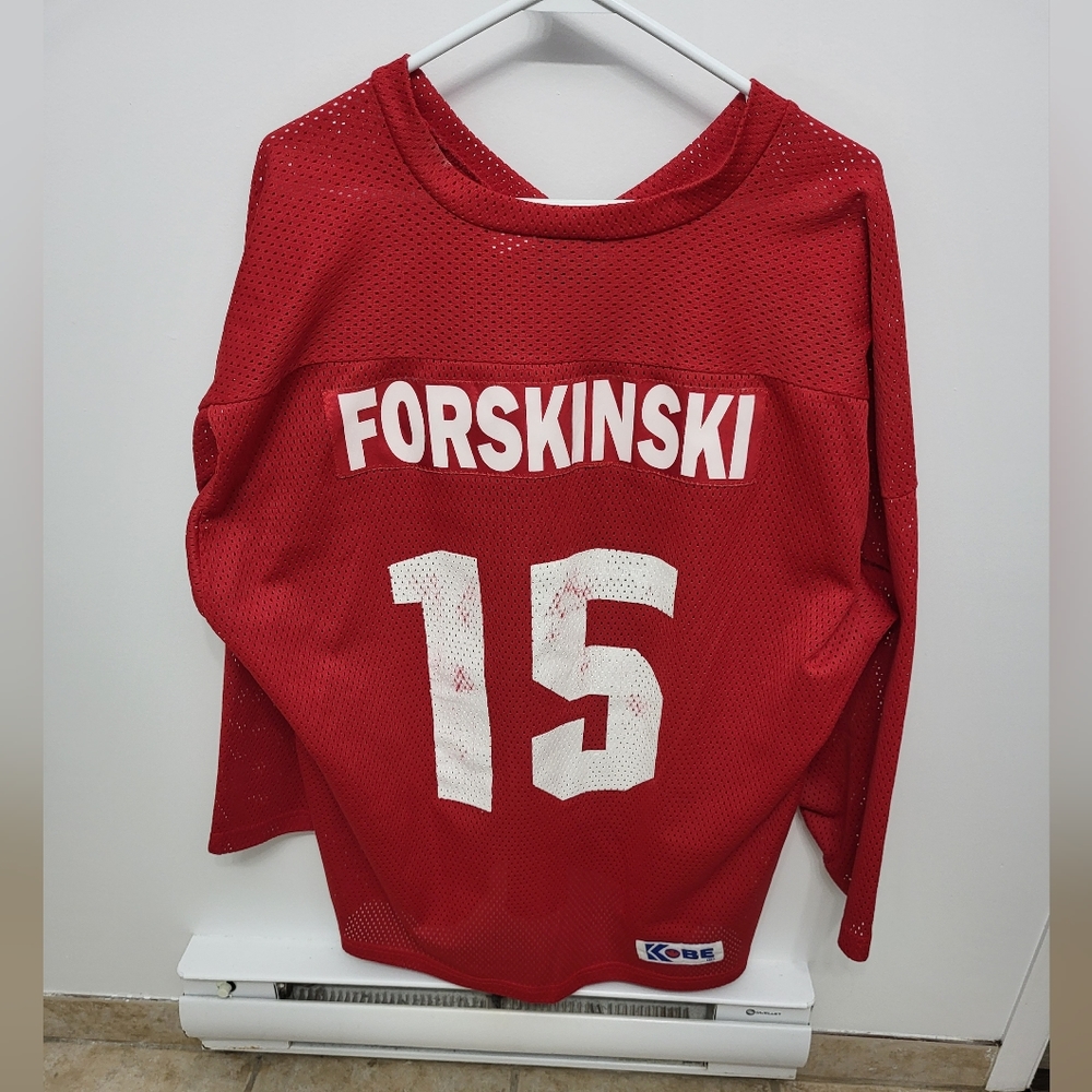 Vintage joke hockey jersey forskinski cccp
